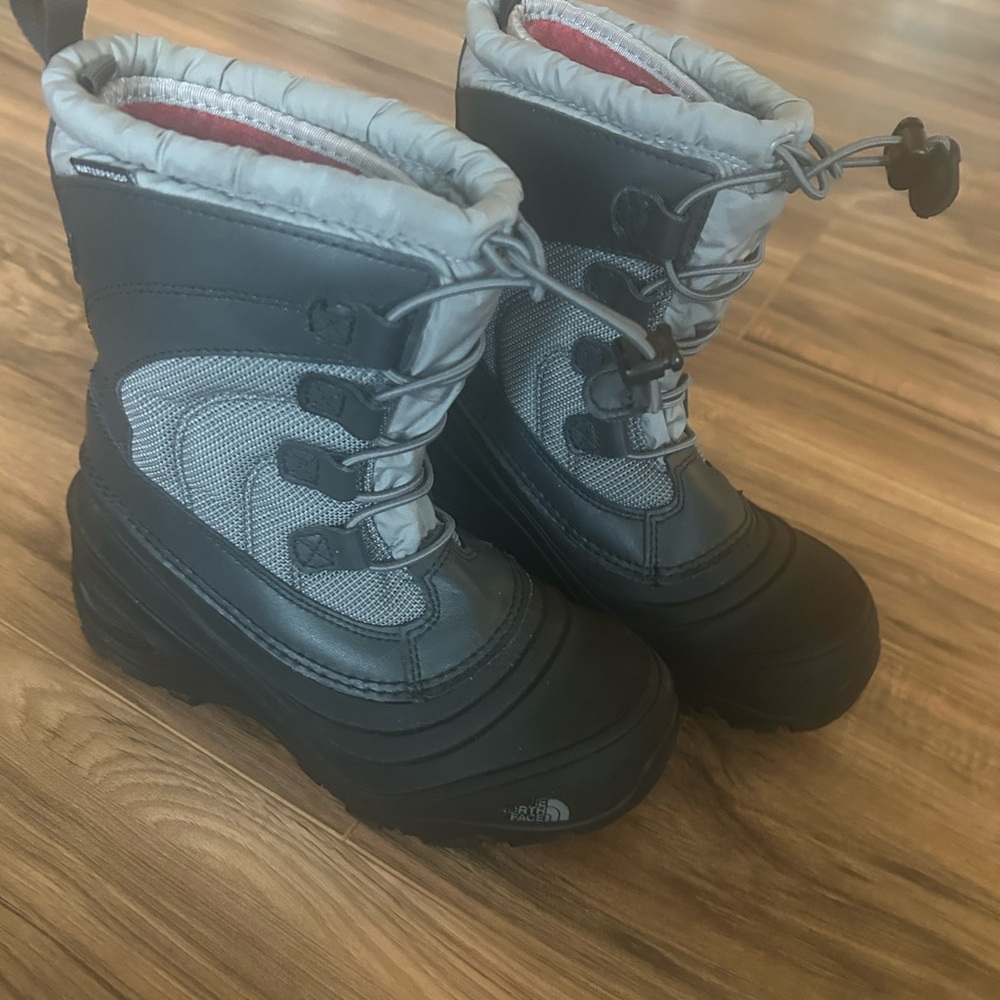 The North Face Black and Gray Insulated Boots